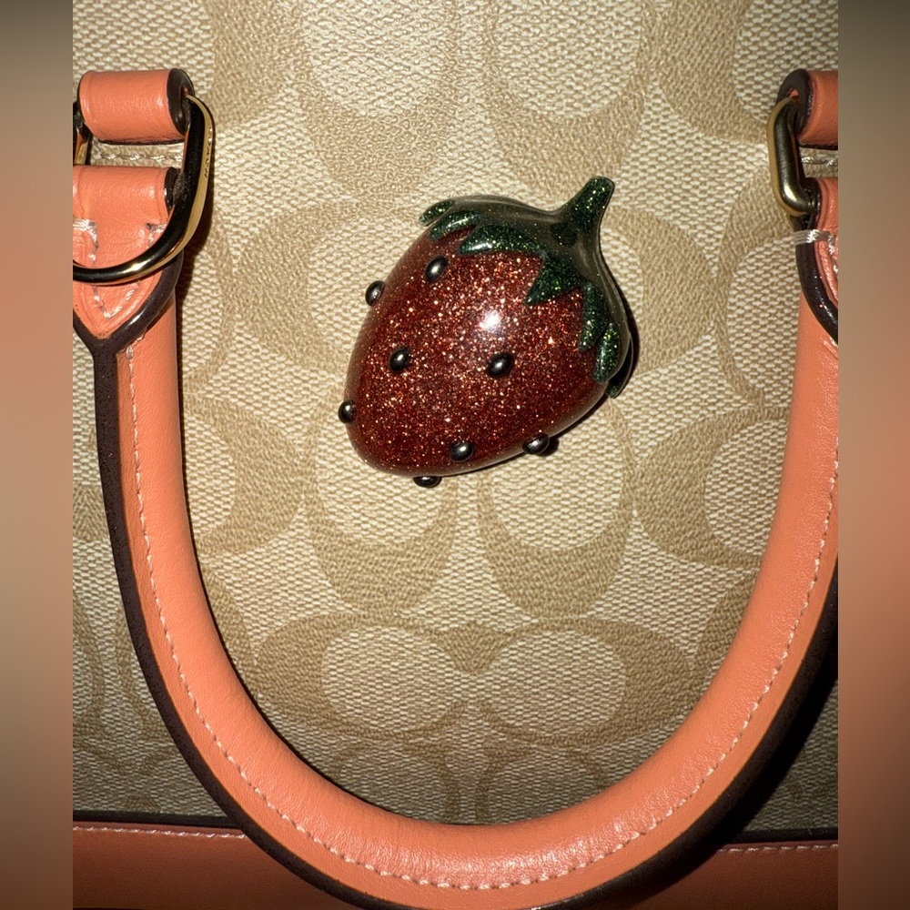 Coach Mini Sierra Strawberry Satchel - Picture 3 of 7